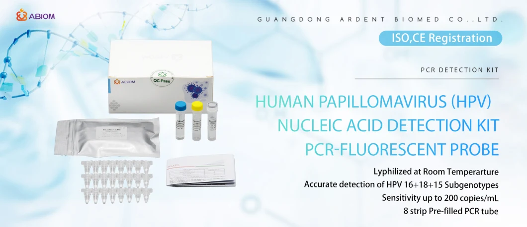 Human Papillomavirus Nucleic Acid Rapid Rt PCR Antigen Detection Kit with CE