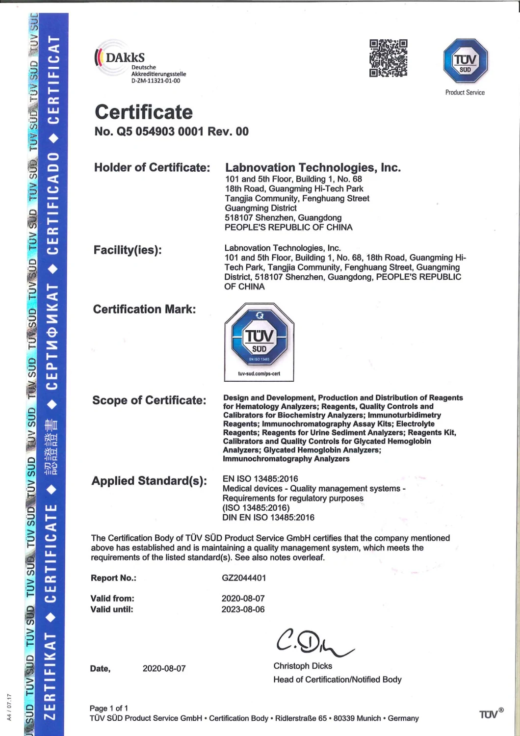 Antibody Quick Test Kit Igm/Igg Antibody Testing Medical Use Rapid Test Kit