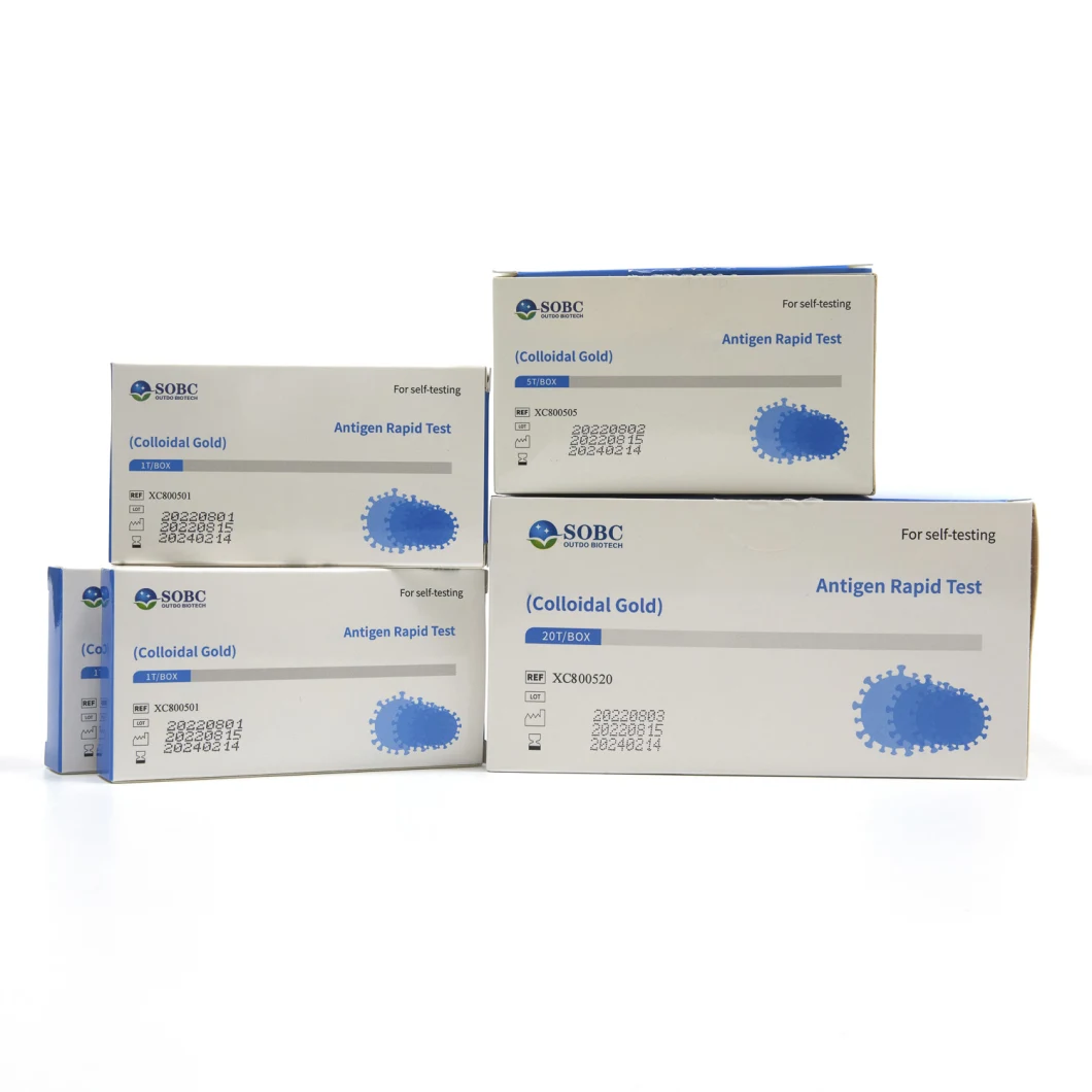 Hot Sale Antigen Rapid Detection Kit Self Testing at Home Cheaper Price and Transportation Cost Made in China