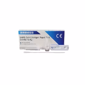 19 Kit de cotonete nasal de saliva para autoteste doméstico Teste rápido de antígeno de diagnóstico