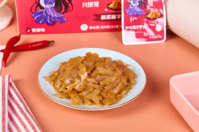 Fornecimento de fábrica Deliciosos produtos chineses de fast food Konjac Lanches picantes Lanches para dieta saudável