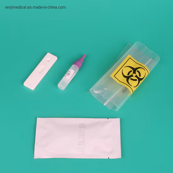 Kit de teste de antígeno de esfregaço nasal em uma etapa para diagnóstico rápido para autoteste